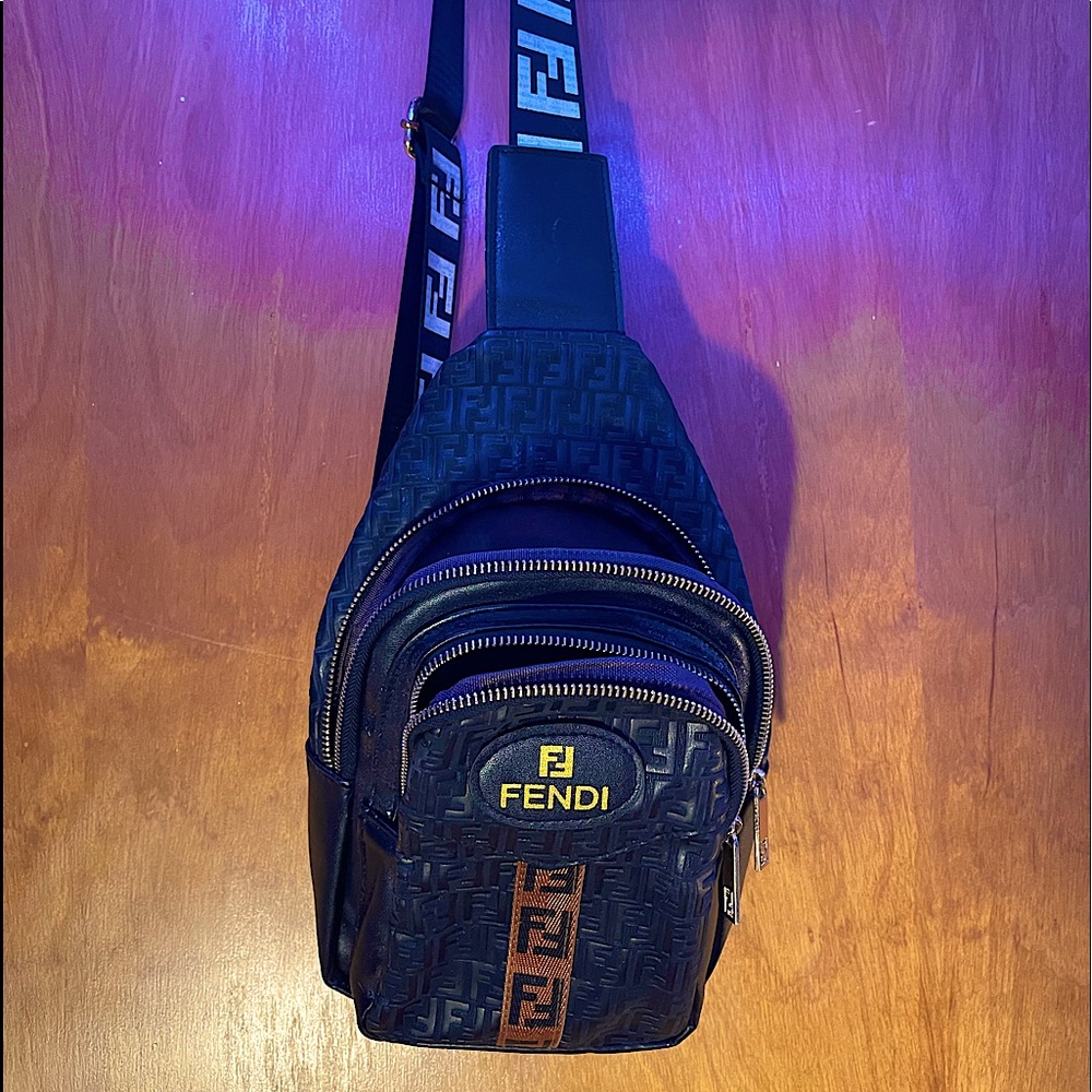 Fendi 2 compartment cross body bag sling bag